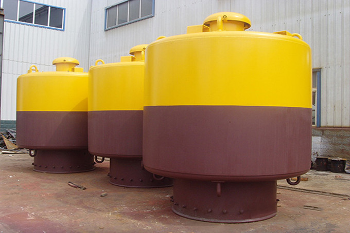 2400mm diameter Steel skirt keel light buoys