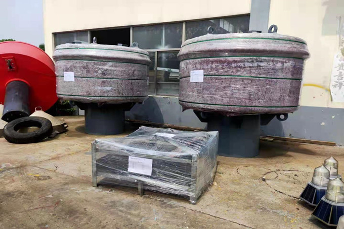 2400mm diameter Steel skirt keel light buoys