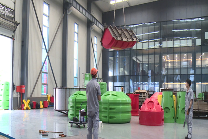 1800mm diameter  Rotationally Moulded Polyethylene buoy