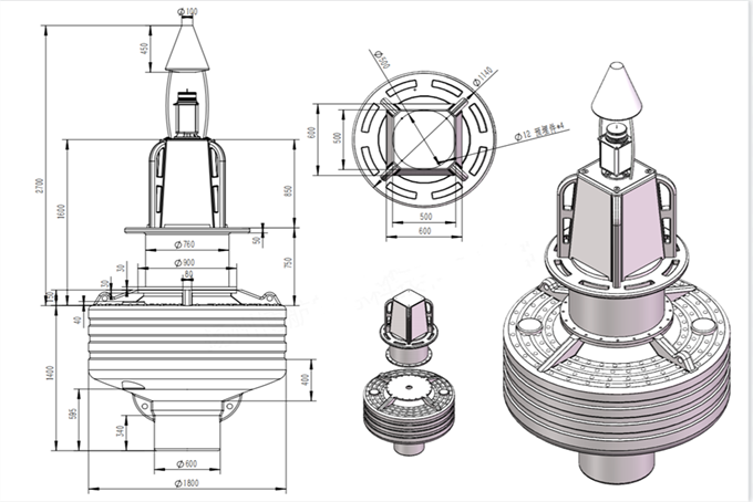 A Unique LLDPE Buoy with new design has been produced in ZAZ.