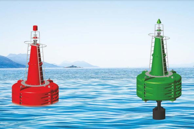 3000 diameter polyethylene navigation buoys