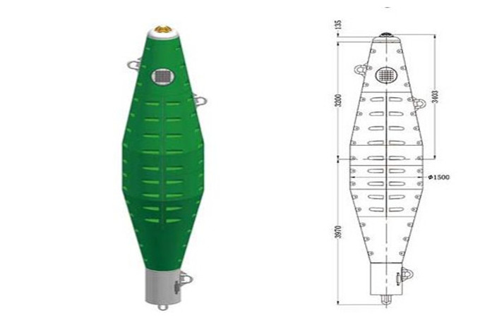 Aseasonal Polyethylene Navigation Buoys