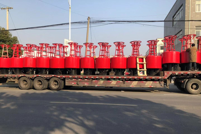 Cao E River project--36 sets of Steel Buoys