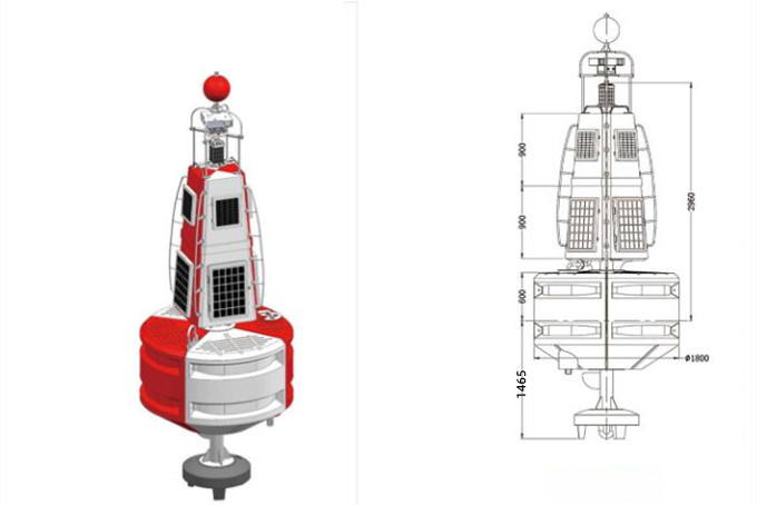 1800mm Diameters Data Acquisition Buoys 