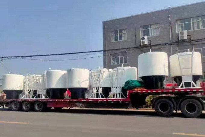 Dalian Project---8 sets of 1800mm diameter inland waterway buoys white buoy