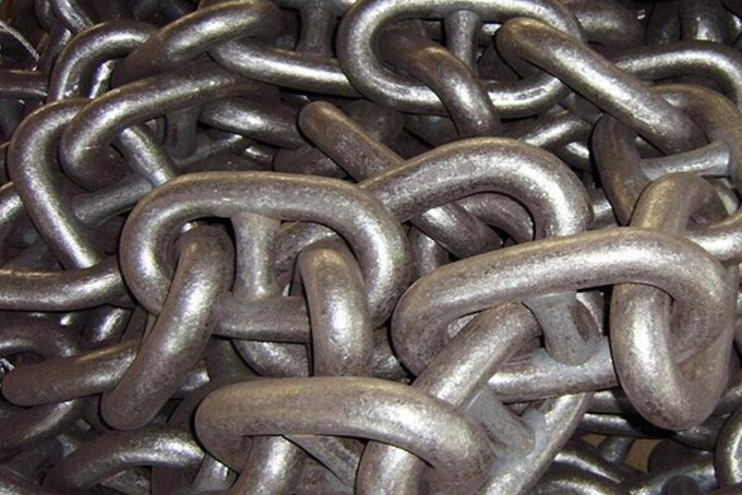China Grade U2 U3 Stud link chain for sale