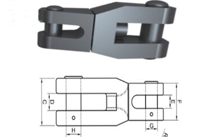 Type A  Anchor Swivel Shackle