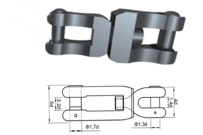 B Type Anchor Swivel Shackles