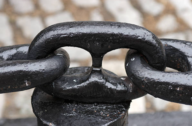 What is the material of Marine Anchor Chain?