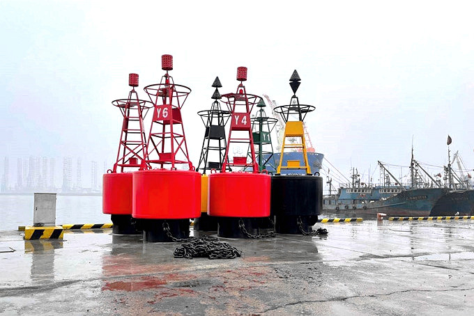 Steel Pillar Buoy--Custom-Made for Offshore Use