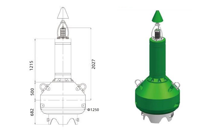 1.25m Diameter Plastic Buoys