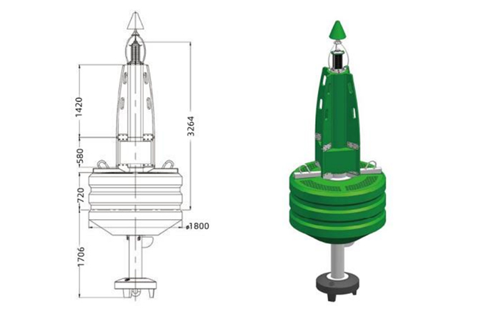 1.8m Diameter Floating Marker Buoy