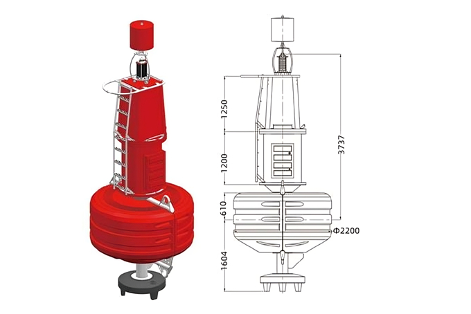 2200mm Diameter Ocean Buoy