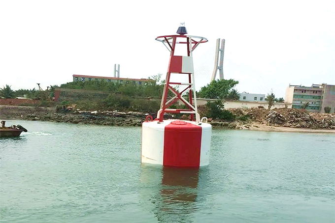 Customizable IALA Standard Safe Water Marker Buoy